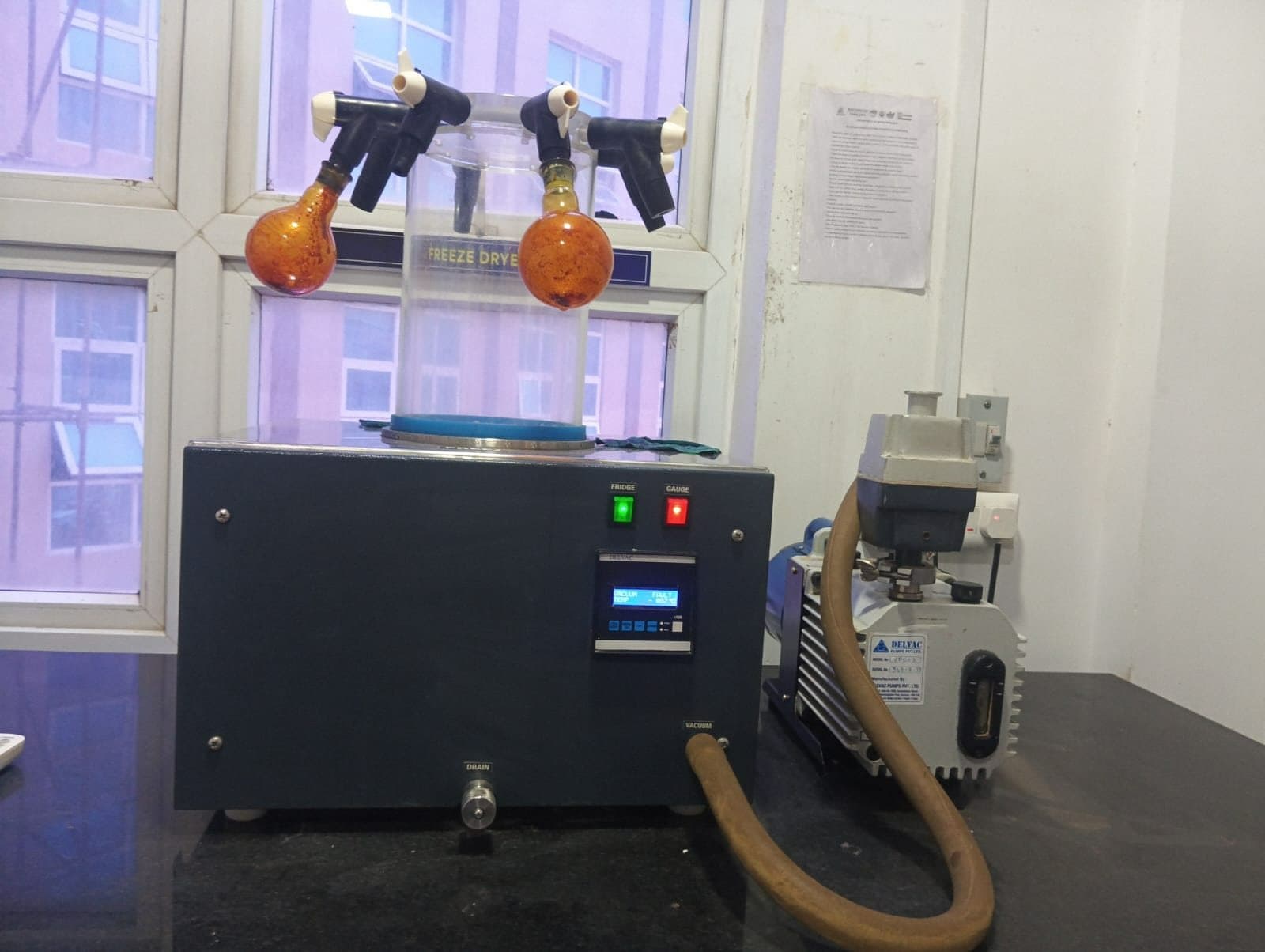 Lyophilizer (Freeze Dryer) in the Research Hub lab